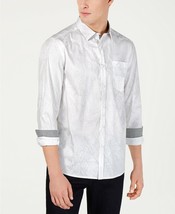 69$ Kenneth Cole New York Men&#39;s Tree Print Shirt, Color: White, Size: XL - £23.29 GBP