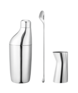 Sky by Georg Jensen Stainless Steel Bar Set with Shaker, Spoon &amp; Jigger ... - $296.38 CAD