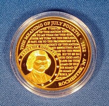 2018 USA History    &quot;FREDERICK DOUGLASS&quot;  FM, 38.6mm, Proof Bronze Medal - $21.49