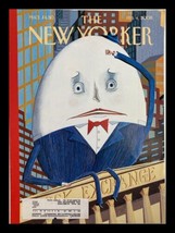 COVER ONLY The New Yorker February 4 2008 Humpty Dumpty Sat On A Wall K. Osborn - £7.57 GBP