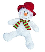 &quot;Shiver&quot; the Snowman w/Red Hat &amp; Red/Green Scarf (8&quot; Plush) a Beary Fun ... - $11.75