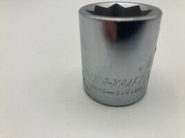 Vintage Powr-Kraft 1/2" Drive 3/4" Socket Rare Montgomery Ward - $7.50