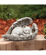 Angel Wing Memorial CAT PET Cemetery Grave Marker Statue Sculpture Resin... - $351.24 MXN