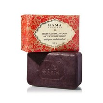 Kama Ayurveda Red Sandalwood Ayurvedic Soap with Pure Sandalwood Oil, 125g - $27.99