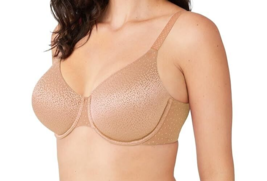 Wacoal Back Appeal Underwire Bra 855303 underwire bra 34C praline unpadded - $24.74