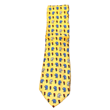 Austin Reed Pure Silk Yellow w/ Elephants Men&#39;s Necktie 54in Republican ... - $18.93