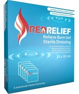 Premium HYDROGEL WOUND DRESSINGS 10cm x 10cm x 5 | Burns Ulcers Transplant - €11,71 EUR