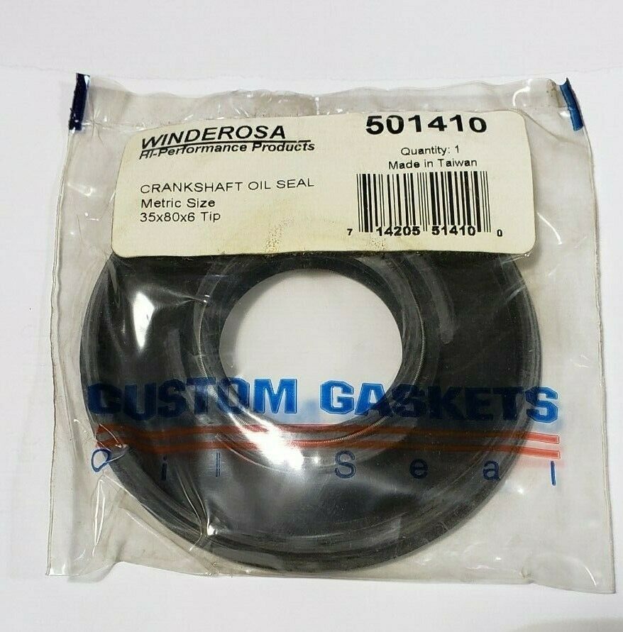 WINDEROSA Engine Oil Seal, Yamaha 93103-35140, 35 X 80 X 6 tip, 501410 - $5.65