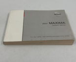 2007 Nissan Maxima Owners Manual Handbook OEM E04B32055 - $26.99