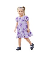 Janie &amp; Jack Purple Floral Print Ruffle Wrap Front Dress Size 2T - $461.73 MXN