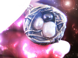 Sterling egg nest haunted necklace thumb200