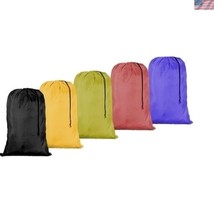 Set of 12 Heavy-Duty Nylon Laundry Bags - 30 x 40 Inch with Drawstring C... - $40.50