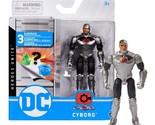 DC Heroes Unite Cyborg Stealth Variant 4&quot; Figure with 3 Surprise Accesso... - $15.88