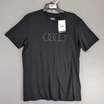 NWT Audi Collection Men&#39;s L Black T-Shirt Logo Sports Car Auto Racing Sh... - $25.00