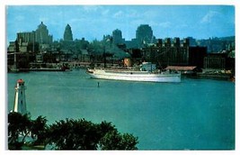 Montreal Skyline Canadian Pacific Ocean Liner Postcard - £37.44 GBP