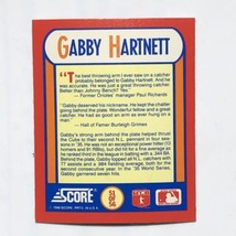 Gabby Hartnett 1990 Score #51 MVPs Magic Motion 3D Hologram MLB Baseball Card - £0.78 GBP