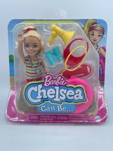 NIB Barbie Chelsea Can Be Playset with Blonde Chelsea Lifeguard Doll 6&quot; Toy Set - £15.20 GBP