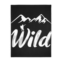 WILD Hiker Microfiber Blanket | Personalized Gifts | Outdoor Decor | Tra... - £33.78 GBP+