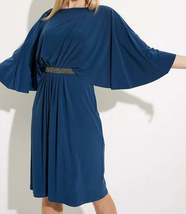 Joseph Ribkoff - Flutter Sleeve Dress Style 224257 - £145.81 GBP