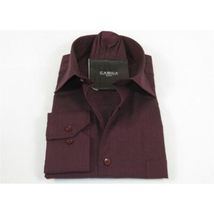Men's Shirt Hankie CASILA Turkey Cotton Blend Long Sleeves 501770-16 Burgundy image 3