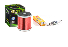 Tune Up Kit For 09-18 Yamaha WR 450F HiFlofiltro Oil Filter NGK CR8E Spark Plug - £11.77 GBP