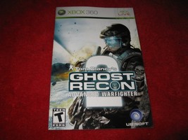 Ghost Recon Advanced Warfighter 2: Xbox 360 Video Game Instruction Booklet  - £1.57 GBP