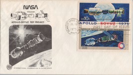 ZAYIX US 1570a FDC Apollo-Soyuz International Cooperation in Space 061922SM09 - £4.76 GBP
