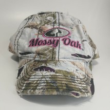 Mossy Oak Hat womens Camo Distressed Cap Adjustable - £8.56 GBP