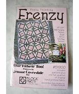 Block Party Studio Fuzzy Thinking Frenzy Fabric Panel+Pattern Quilt Wall... - $19.48 CAD