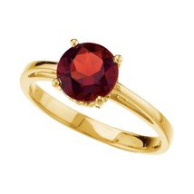 Authenticity Guarantee 
 14K Yellow Gold Mozambique Garnet Ring - £545.96 GBP+