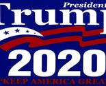 Wholesale Lot of 6 President Trump 2020 &quot;Keep America Great&quot; Blue Bumper... - $8.88