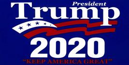 Wholesale Lot of 6 President Trump 2020 &quot;Keep America Great&quot; Blue Bumper Sticker - £7.14 GBP