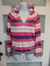 American Eagle Striped Pullover Hoodie Sweatshirt Size XS Women&#39;s - $18.40
