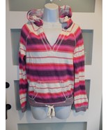 American Eagle Striped Pullover Hoodie Sweatshirt Size XS Women&#39;s - $354.00 MXN
