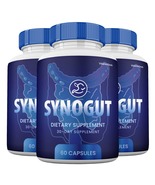 3 Pack Daily Synogut Digestive Support Capsules Plant Based Blend for We... - $1,666.10 MXN