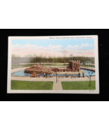 Vtg Linen Postcard Monkey Island Riverside Park Independence KS 1933 Cur... - $8.42 CAD
