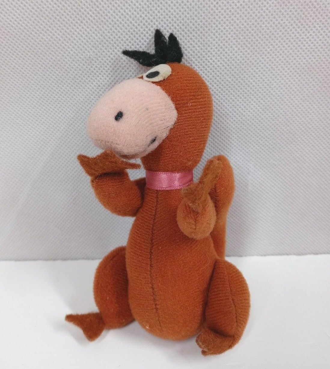 Vintage 1988 Hanna-Barbera The Flintstones Dino 4&quot;  Plush  Toy  - $4.84