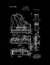 Baby Grand Piano Patent Print - Black Matte - £6.26 GBP+