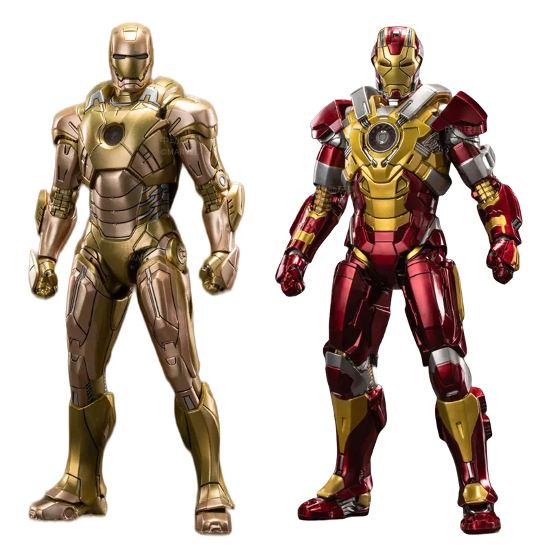 Zd Toys1:10  Avengers Studios Iron Man MK17 MK21 Figurine LED Blacklash&MK5  - $31.46+