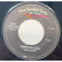 Eddie Cochran Summertime Blues / Cut Across Shorty 45 Rock Silver Spotlight - £7.05 GBP