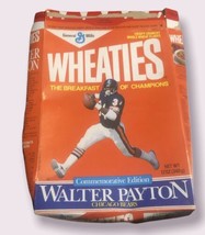 General Mills Wheaties Walter Payton Cereal Box Vintage - £5.42 GBP