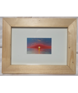 16&quot;W x 12&quot;H Wood Framed Photograph of Sunrise on Lake Huron - $55.56 CAD