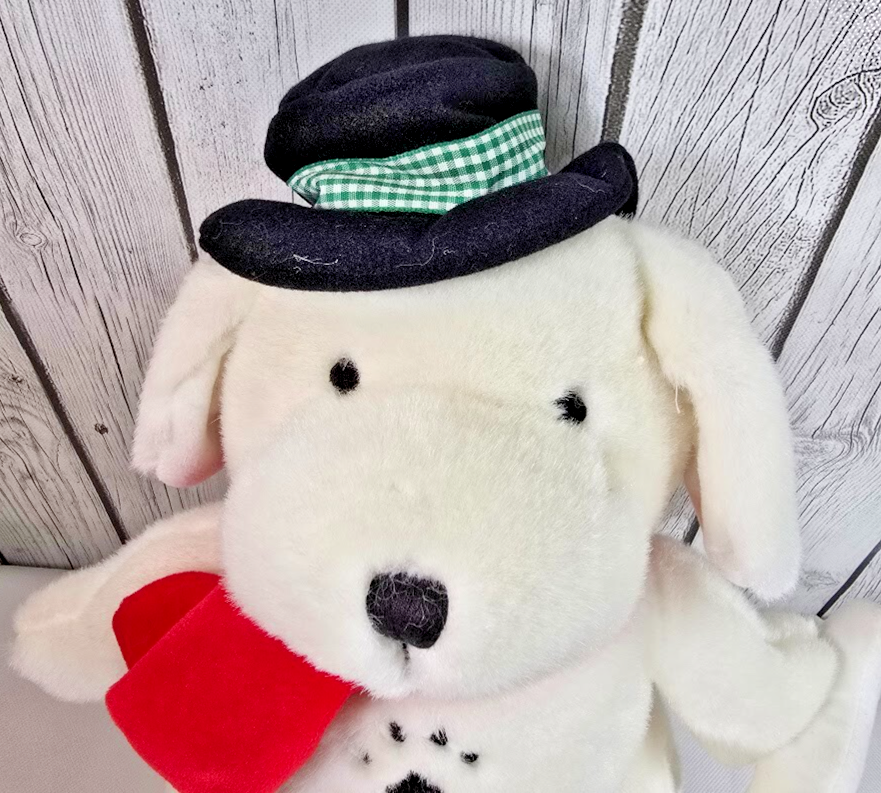 Petsmart Snowman Dog Plush 15” Winter Holiday White Stuffed Animal Toy 2000 Item image 4