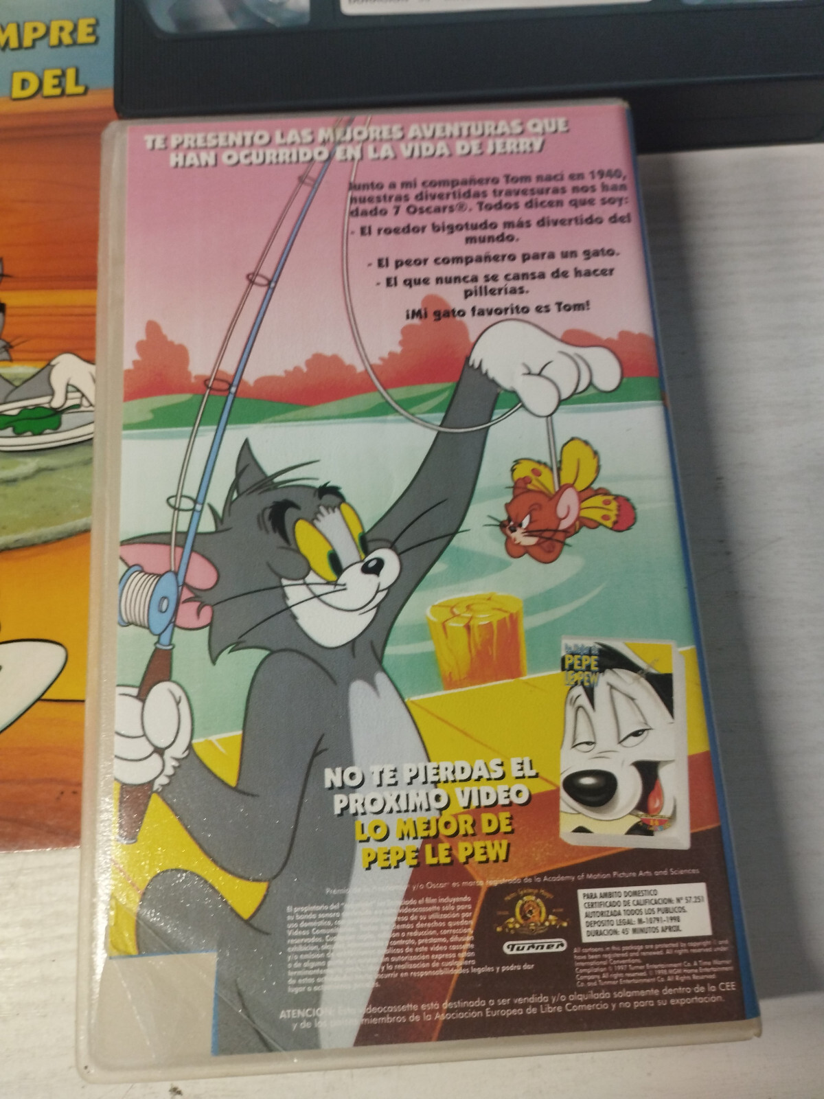 Tom & Jerry Le Mejor De Jerry Warner 1997 LOONEY TUNES - VHS + Comic Espagnol Item image 2