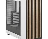North Clear Tempered Glass ATX Mid-Tower Computer Case, Chalk White - $245.02