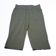 Christopher &amp; Banks Olive Green Relaxed Light Weight Lounge Skimmer Pant... - $23.75