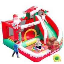 Inflatable Bounce House For Kids, Bouncy House With Blower Outdoor And Indoor, B - £461.47 GBP
