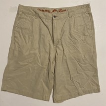 Tommy Bahama 36 x 11&quot; Paradise Nation Beige Textured Tencel Blend Casual Shorts - $29.99