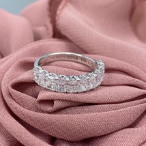 Radiant Coupe 2.00 Carats Labo Grown Diamant Mariage Bande Forme-U Ensemble 14k - £1,009.10 GBP+