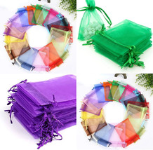 Organza Bags Beautiful Gift Party Favors Wedding Showers 70x90MM - $2.96+